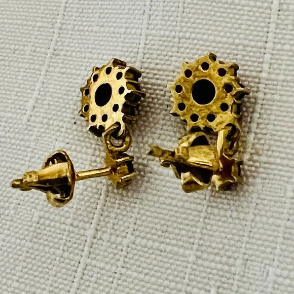 Vintage / Rare G~900 Garnet Earrings ( 21.6 K ) - Picture 6 of 7